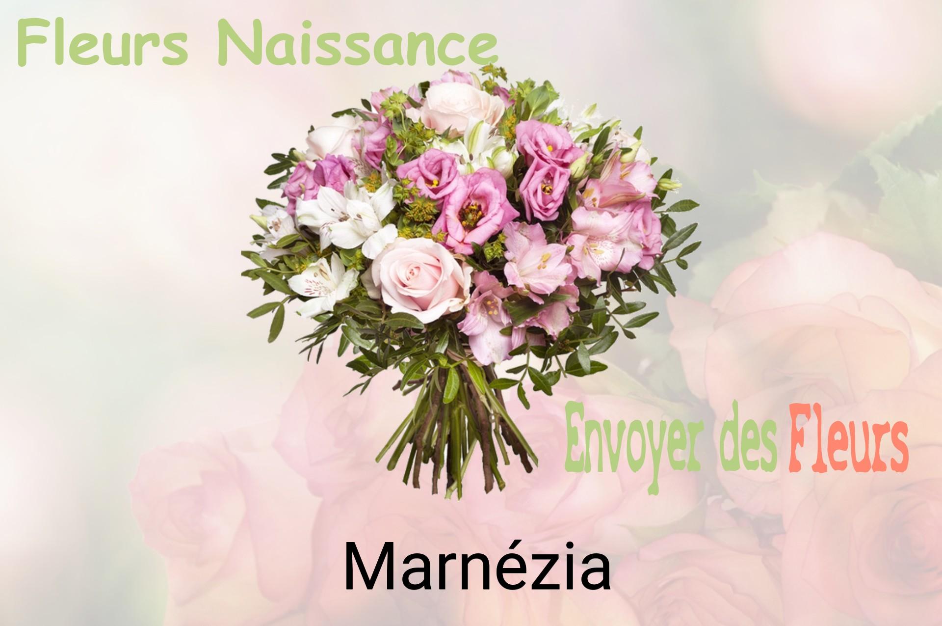 Bouquet de fleurs de naissance livré à Marnézia